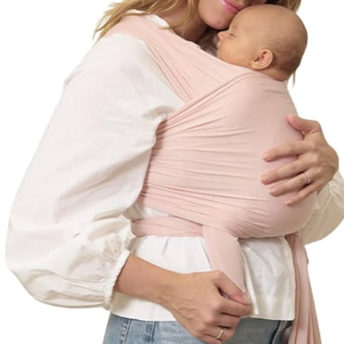 Solly Baby Wrap, Buttery-Soft Baby Carrier Newborn to Toddler 8-25 Lbs., Lightweight & Hands-Free Infant Sling Wrap, Breathable Carrier, Baby Wearing & Postpartum Essential, New Mom Gift, Ballet