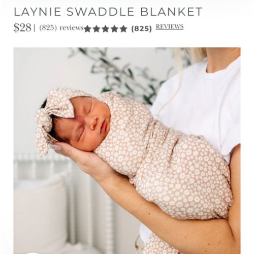 Laynie Swaddle Blanket – Lou Lou & Company
