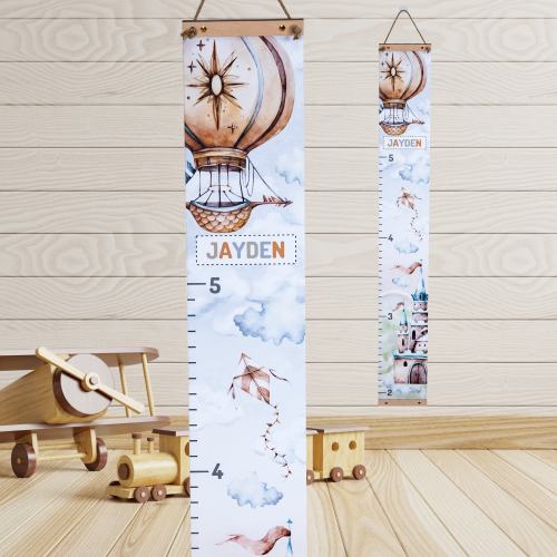 Create Your Own Personalized Hanging Canvas Growth Chart
