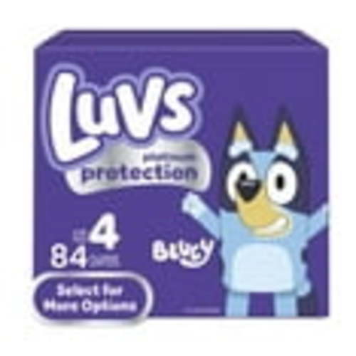 Luvs Platinum Protection Baby Diapers Size 4, 84 Count (Select for More Options)