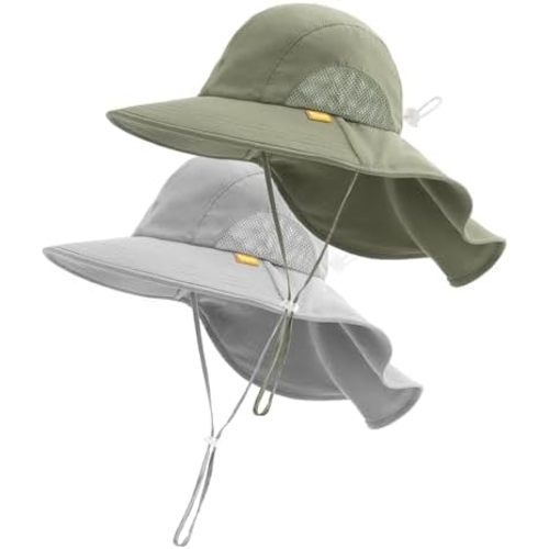 FURTALK Toddler Kids Sun Hat UPF 50+ Sun Protective Bucket Hat for Baby Summer Beach Hats