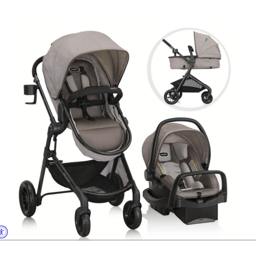 Pivot Modular Travel System with LiteMax Infant Car Seat with Anti-Rebound Bar - Sale