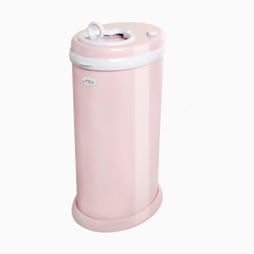 Ubbi Stainless Steel Diaper Pail - Blush Pink