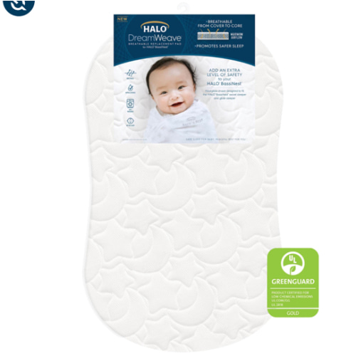 DreamWeave Breathable BassiNest Mattress Pad | HALO