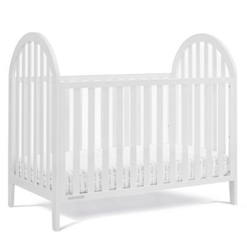 Delta Children Milano 4-in-1 Convertible Crib - Bianca White