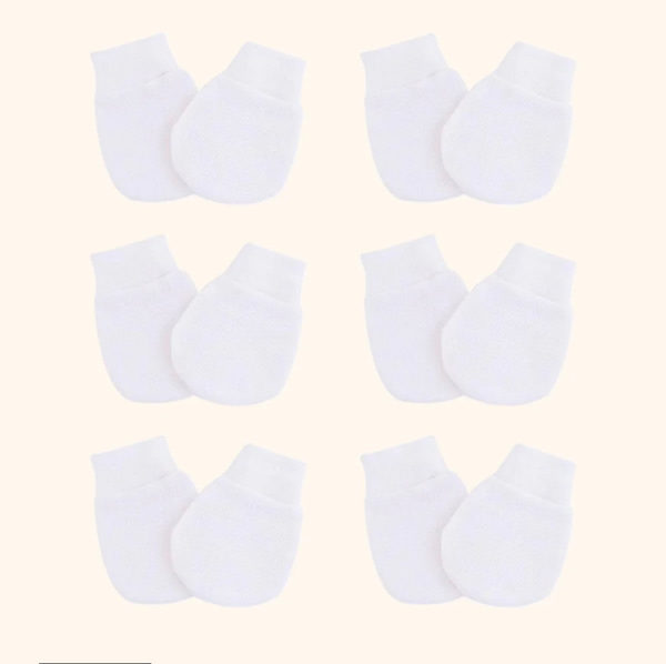 Toddla™ No Scratch Baby Mittens (6-Pack)