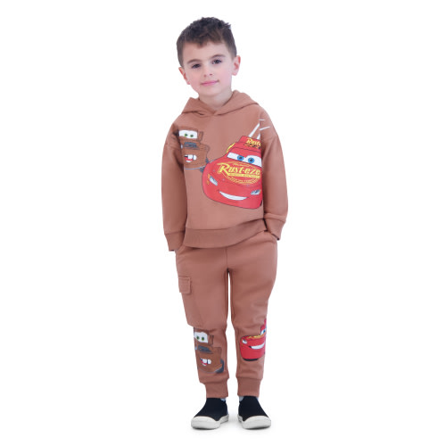 Cars Toddler Boy Hoodie and Joggers Set, Sizes 12M-5T