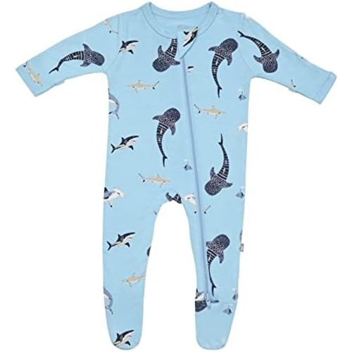 KYTE BABY Unisex Zipper Closure Footies, Rayon Made From Bamboo, 0-24 Months