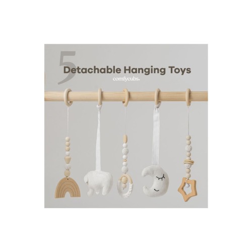 Wooden Baby Play Gym Set