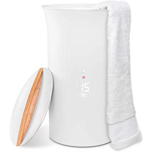 Live Fine Towel Warmer | Bucket Style Luxury Heater with LED Display, Adjustable Timer, Auto Shut-Off | Fits 40” x 70” Oversized Towel