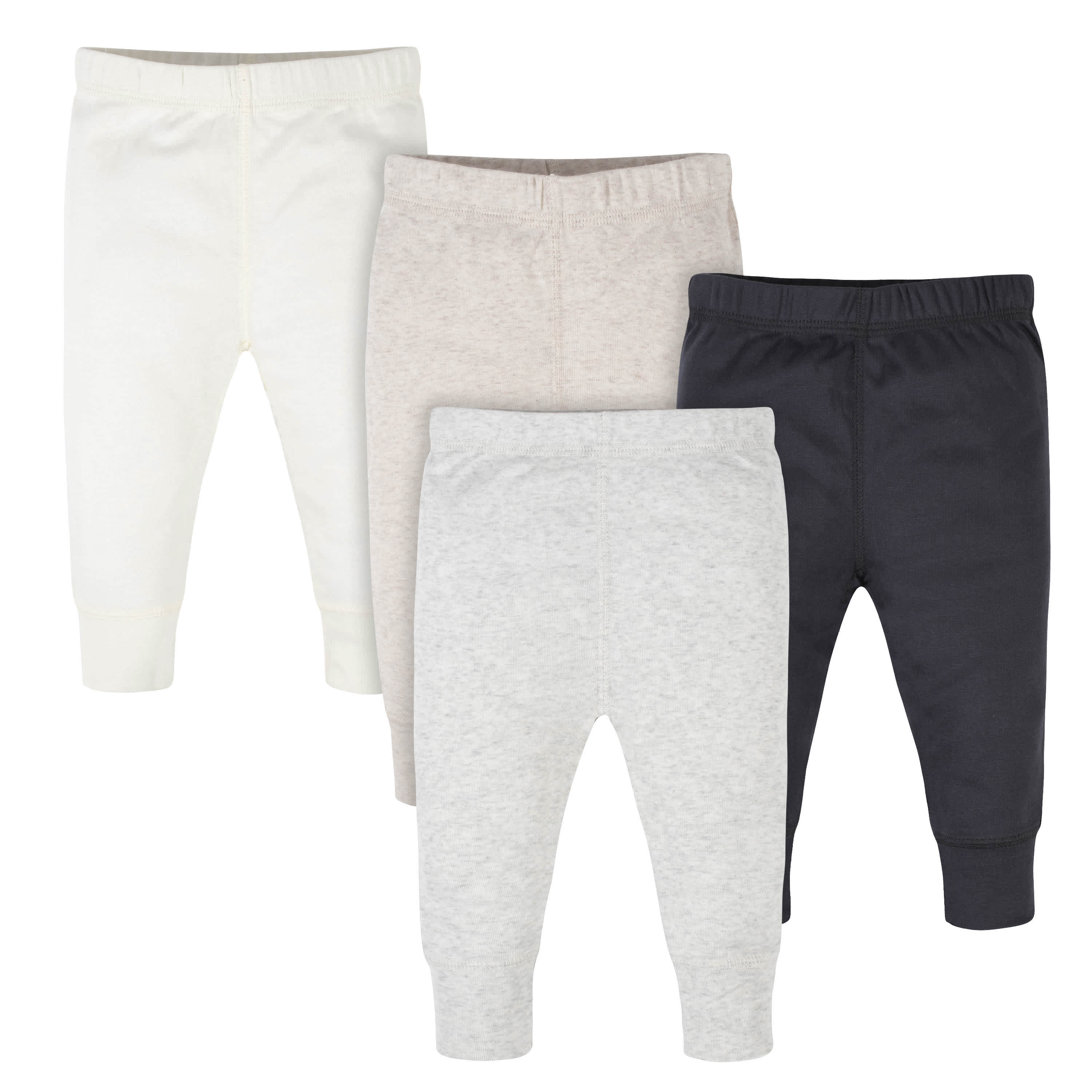 Gerber Baby Pants - Neutral Gray Heather, 0-3 months, 4
