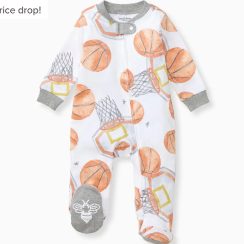 Basketball Organic Baby Sleep & Play