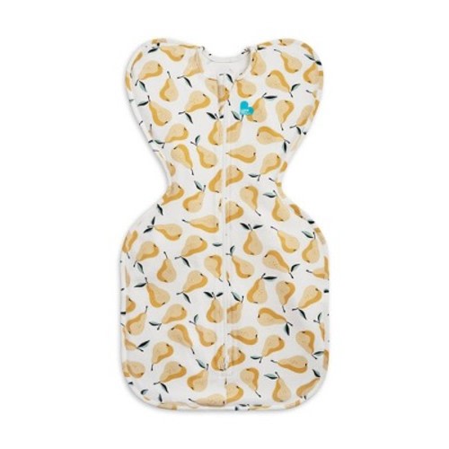Love to Dream Swaddle Up Sleep Sack- Cotton 1.0 TOG - Pears - M: Two-Way Zipper, Single Layered, Ease of Dressing