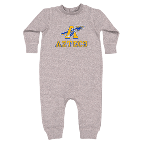 Aztec All-School Spirit Wear Rabbit Skins Infant Fleece Bodysuit