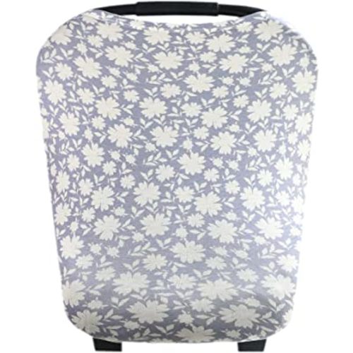 Copper Pearl Multi-Use Cover: Car Seat Covers, Nursing Cover, and Stroller Cover for Sun - Stretchy Fabric, All-Season Use, Stylish Designs, Easy Access for Moms - Lacie