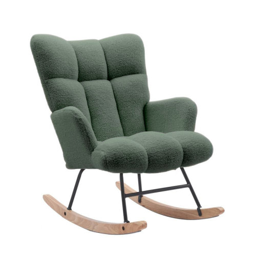 George Oliver Modern Nursery Rocking Chair,Solid Wood Legs,High Backrest Armchair,Suitable For Living Room | Wayfair