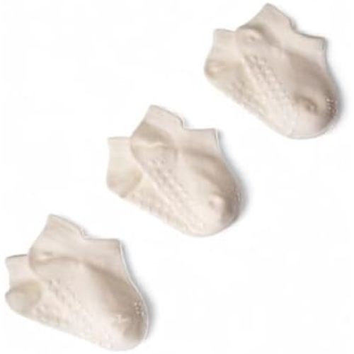 Anti Slip Low Cut Socks With Grips For Babies Infant Toddlers Kids Boys And Girls, Non Skid Ankle Socks