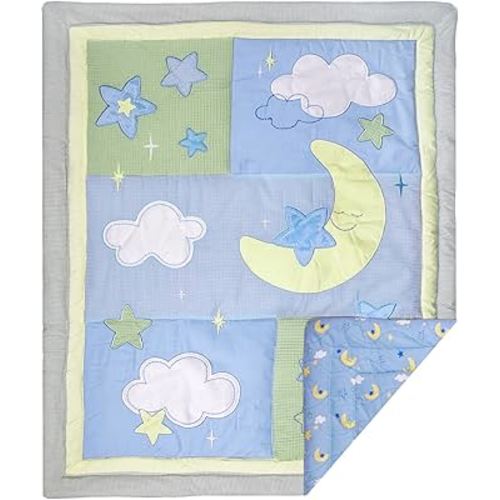 Wish I May Quintessential Cotton Quilted 10 Piece Crib Bedding Set : Amazon.sg: Baby Products