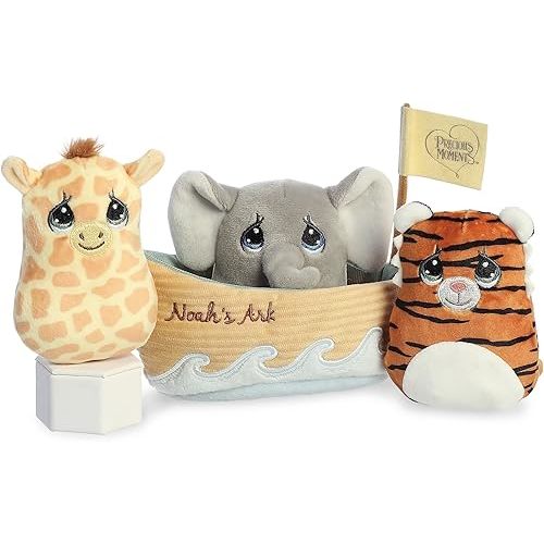 Aurora® Inspirational Precious Moments™ Noah's Ark Playset Stuffed Animal - Cherished Memories - Enduring Comfort - Multicolor 6 Inches