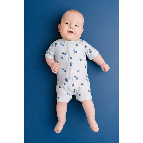 Blueberry Swim Romper