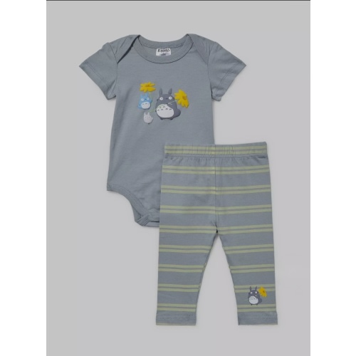 Studio Ghibli My Neighbor Totoro Floral Totoro Infant One-Piece & Pants Set - BoxLunch Exclusive | BoxLunch