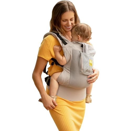 LÍLLÉbaby 3-in-1 Ergonomic CarryOn Airflow Toddler Carrier with Lumbar Support & Breathable Mesh Lining (25-60 lbs), Supportive & Comfortable, Multi-Position Carrying for Hiking & Travel (Mist)