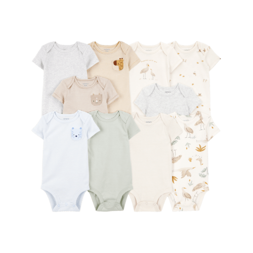 Baby 10-Pack Short-Sleeve Bodysuits | Carter's