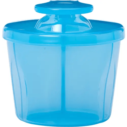 Dr. Brown's Baby Formula Dispenser with Snap-On Lid for On-the-Go Feedings,Milk Powder Dispenser for Traveling with Infant,Blue