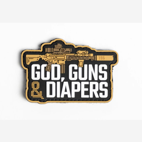 God, Guns & Diapers Patch V2 | Tactical Baby Gear®