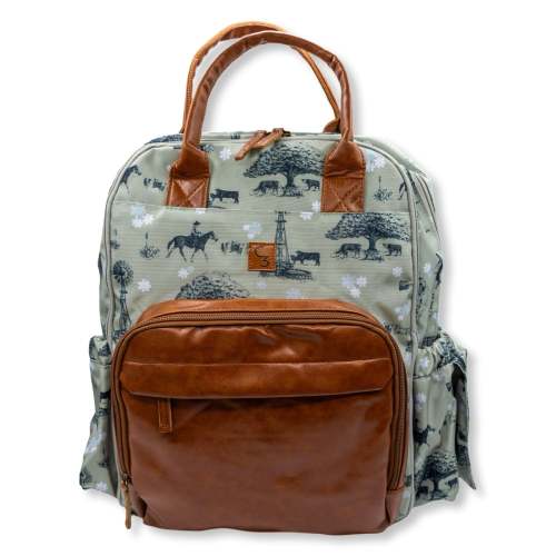 Sweet Grass Diaper Bag Backpack – Cowkid Clothing Company