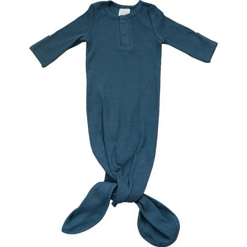 Organic Cotton Ribbed Knot Gown - any color!