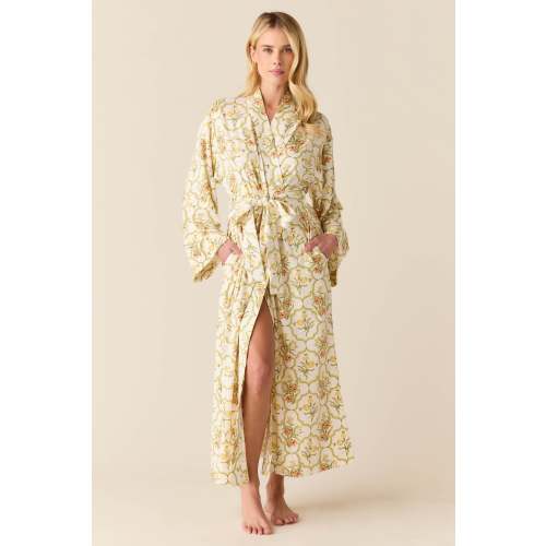Kaia Kimono Robe | Fleur – MASONgrey