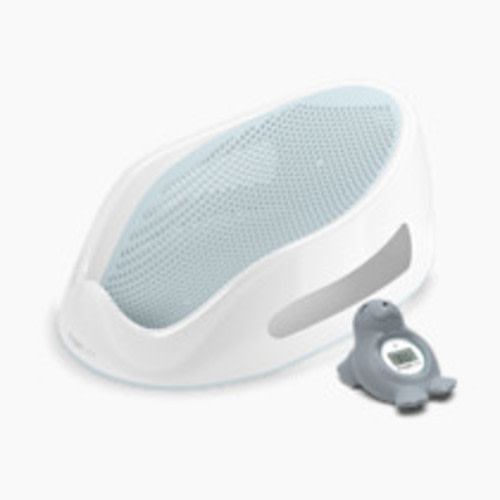 Angelcare Baby Bath Support & Thermometer Gift Bundle - Aqua