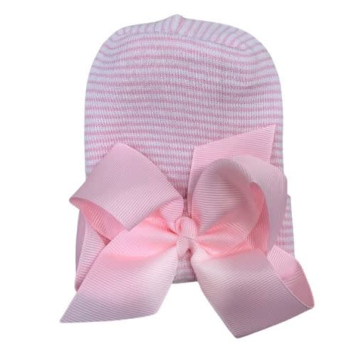 PINK & WHITE STRIPED HOSPITAL HAT