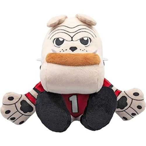 Bleacher Creatures Georgia Bulldogs Hairy Dawg Mascot 8" Kuricha Sitting Plushies- Soft Chibi Inspired Mascot
