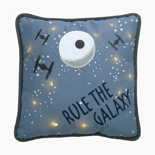 Lambs & Ivy Light-Up Throw Pillow - Star Wars Galaxy