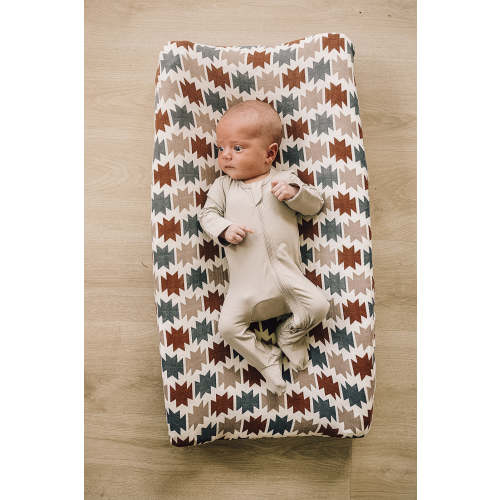 Western Aztec Muslin Changing Pad Cover
