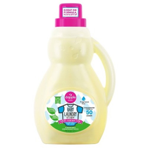 Dapple Laundry Detergent Fragrance Free - 50oz