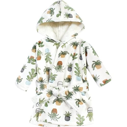 Hudson Baby Unisex BabyMink with Faux Fur Lining Pool and Beach Robe Cover-ups