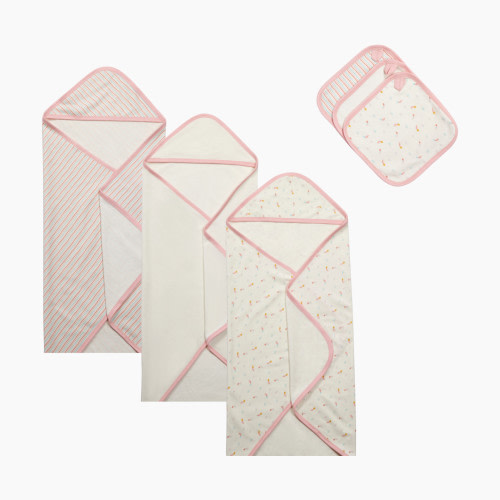 Small Story 6-Piece Organic Bath Time Set - Wavy Stripes