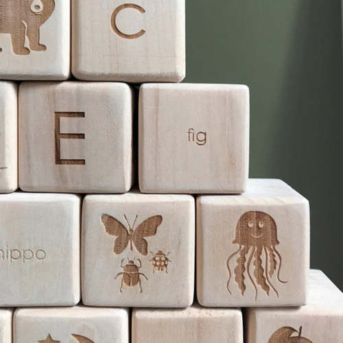 Alphabet Blocks | Natural