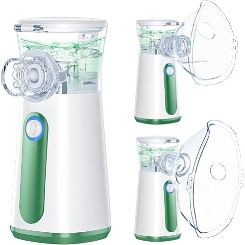 Nebulizer, Portable Nebulizer for Adults and Kids, Nebulizer for Home use, Quiet Baby & Adult Nebulizer