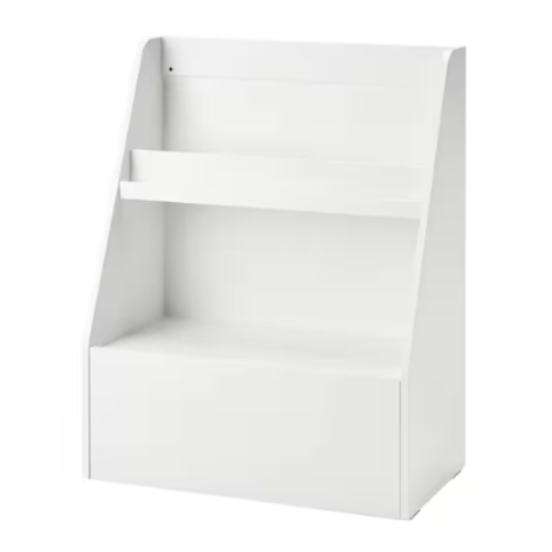 IKEA BERGIG Book display with storage, white