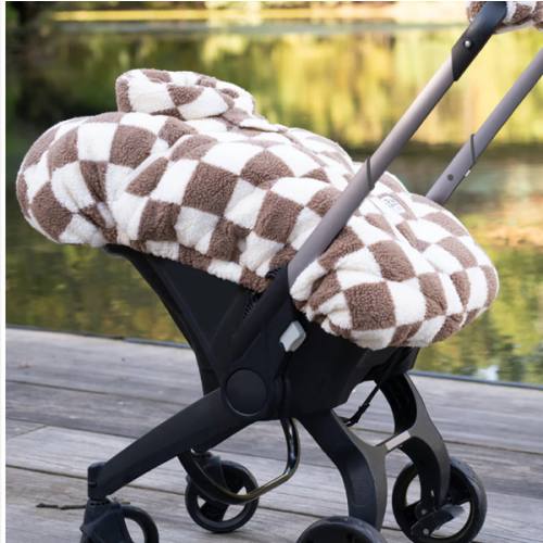 Car Seat Cocoon - Checker Berber