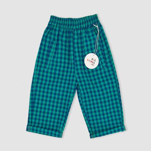 Blue Plaid Pants | All Small Co – All Small Co.