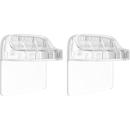 EUDEMON Baby Safety Anti-Tip Furniture Anchor Straps, Furniture Anti-Tip Wall Holder for Children&Pets, Childproof Anti-tip Furniture Wall Anchors, Easy to Install(Transparent,2 Pack)