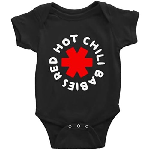Red-hot Chili Babies Unisex Baby Short Sleeve Bodysuit Cartoon s Jumpsuit