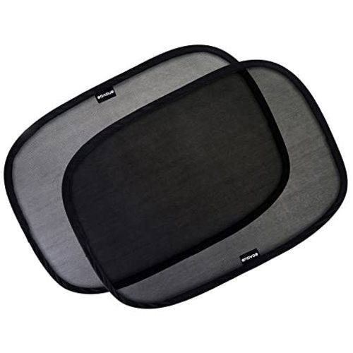 Enovoe Car Window Shade for Baby - (2 Pack) - 19"x12" Cling Baby Sun Shade for Car Window Side - Sun, Glare and UV Rays Protection for Your Child