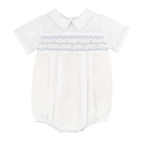 Smocked Wave Bubble - Baby Bloomers