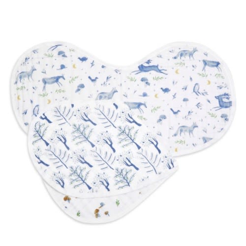 organic cotton burpy bibs 2 pack